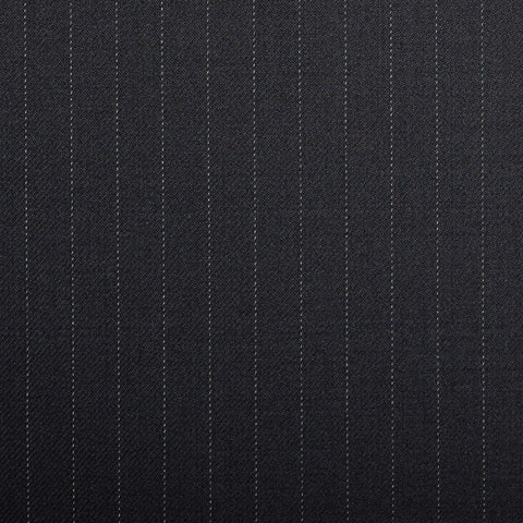Black Tuxedo Diamond Weave Quartz Super 100's Suiting