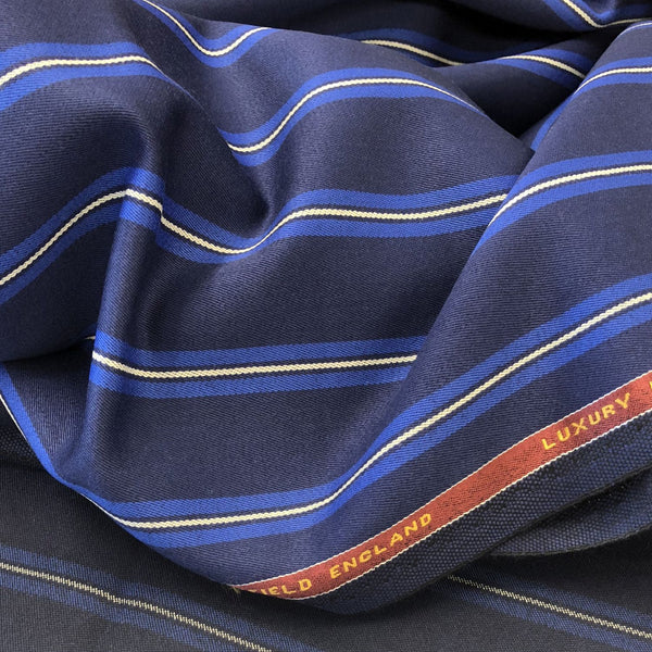 Navy With Blue/White Stripe 1 1/4'' Jacketing